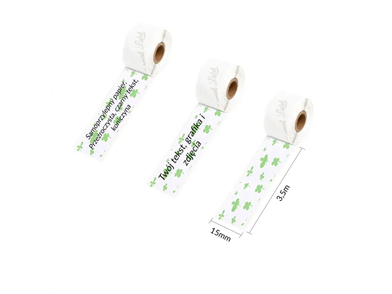 Termoetikett Q22-RMSSC 50mmx3.5m Must kummitusel 3tk/pk
