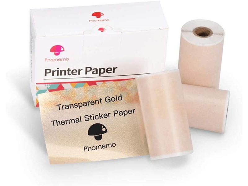 Termoetikett Q22-TTRMS-GO 50mmx3.5m Must kuldsel 3tk/pk