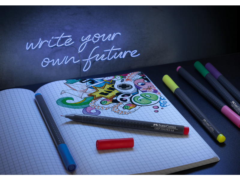 Tindipliiats Faber-Castell FinePen 0.4mm 20-värvi - Image 3