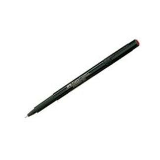 Tindipliiats Faber-Castell FinePen Document 0,4mm, punane