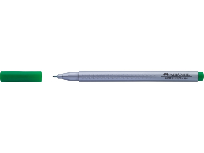 Tindipliiats Faber-Castell Finepen GRIP 0.4, permanentne, green olive