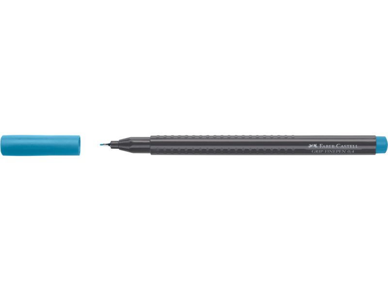 Tindipliiats Faber-Castell Grip Finepen 0,4mm, koobalt türkiissinine - Pilt 2