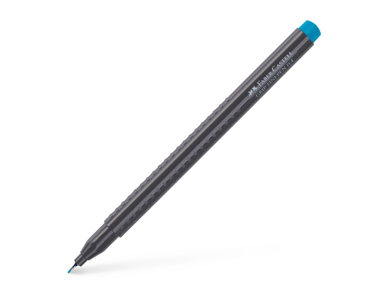 Tindipliiats Faber-Castell Grip Finepen 0,4mm, koobalt türkiissinine