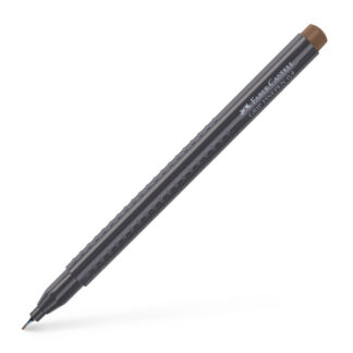 Tindipliiats Faber-Castell Grip Finepen 0,4mm, põletatud umber
