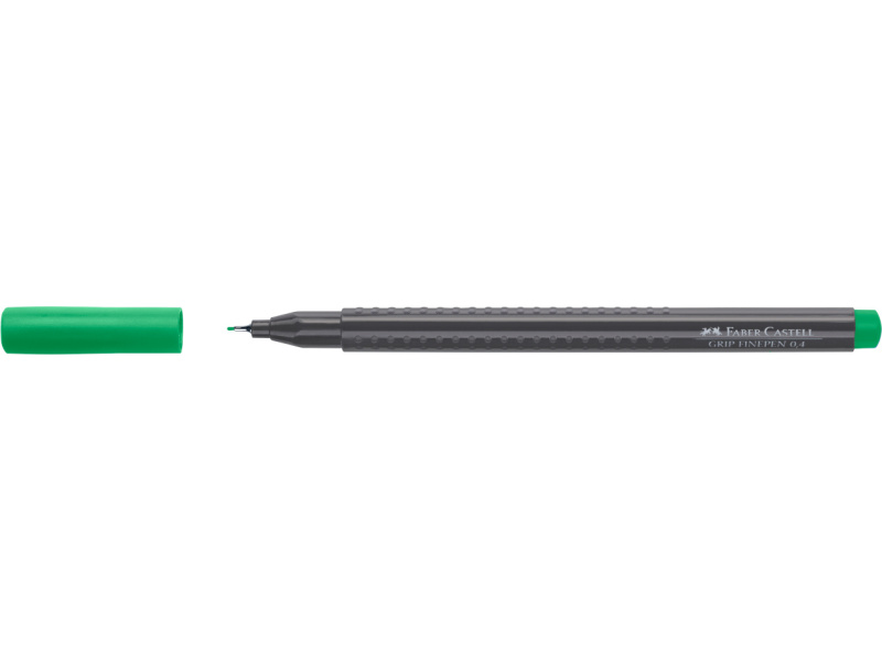 Tindipliiats Faber-Castell Grip Finepen 0,4mm, smaragdroheline - Pilt 2