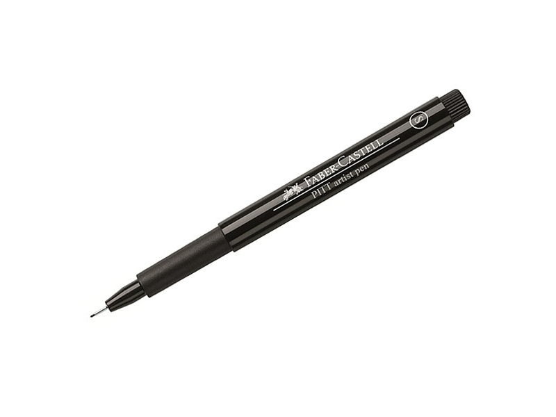 Tindipliiats Faber-Castell Pitt Artist Pen S, must