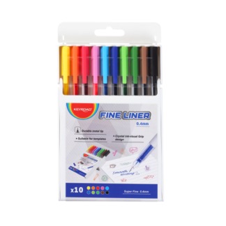 Tindipliiats Keyroad 0.4mm 10-värvi, pinalis