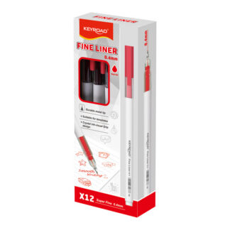 Tindipliiats Keyroad FineLine 0.4mm, punane