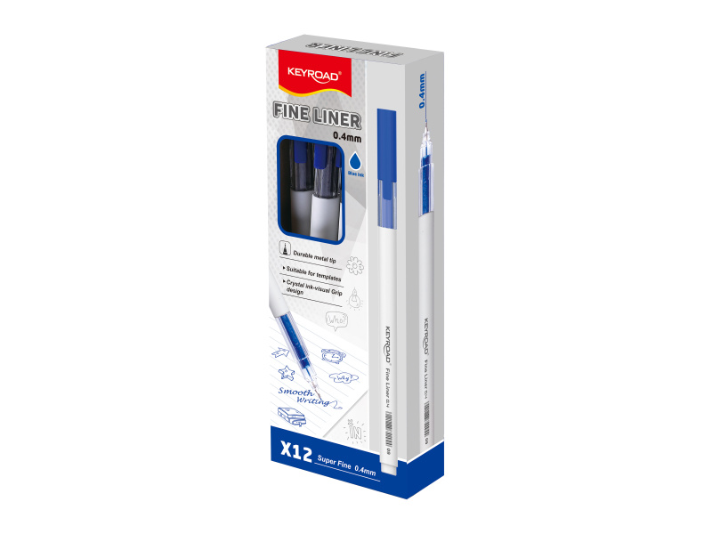 Tindipliiats Keyroad FineLine 0.4mm, sinine