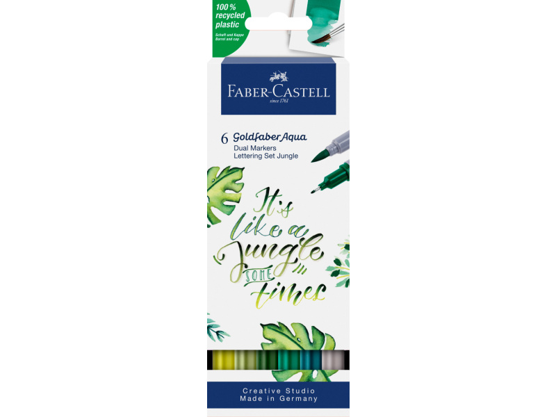 Tindipliiatsid Faber-Castell Goldfaber kalligraafiline Jungle