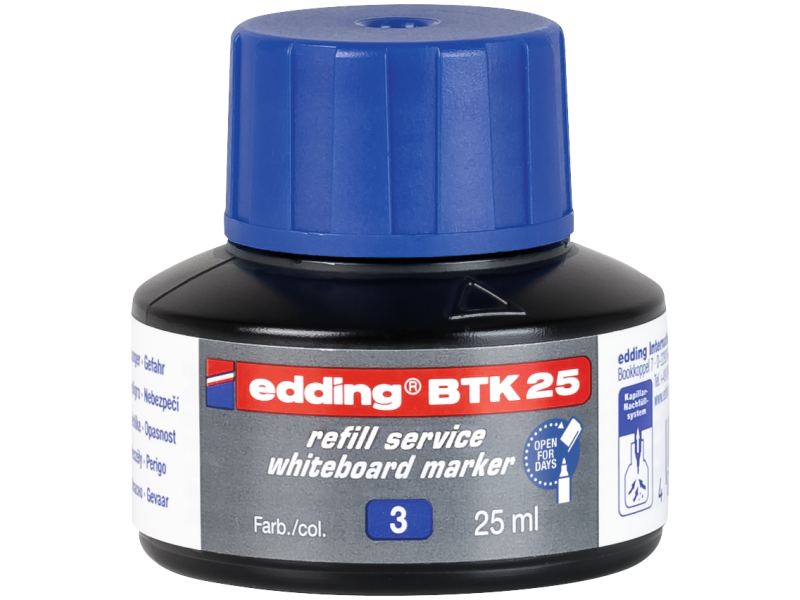 Tint tahvli markeri täitmiseks Edding BTK25 sinine