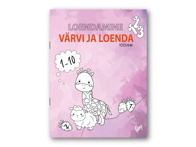 Töövihik Loendamine: Värvi ja loenda College 155x205/12L