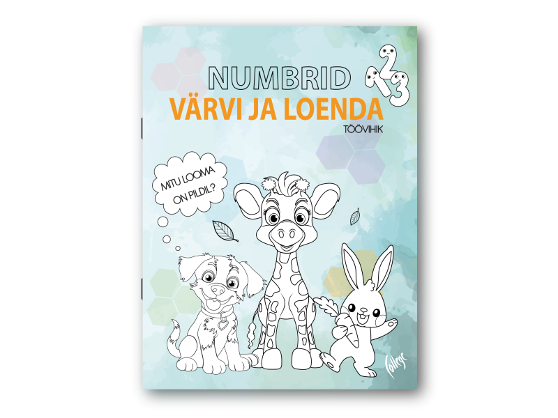 Töövihik Numbrid: Värvi ja loenda College 155x205/12L