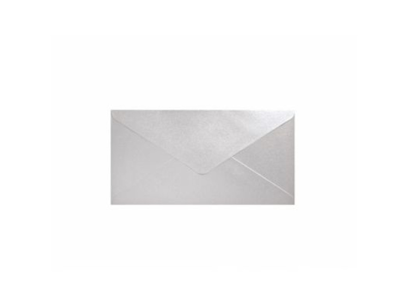 Ümbrik Galeri Papieru 80mmx160mm Pearl light silver, 150g/m2, 10tk/pk