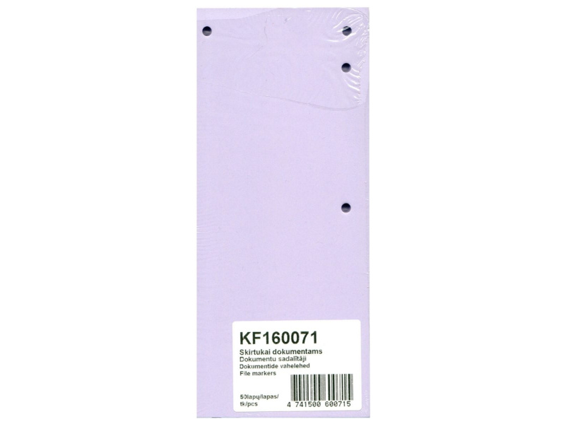Vahelehed College 110x230/50TK kartong lavendellilla