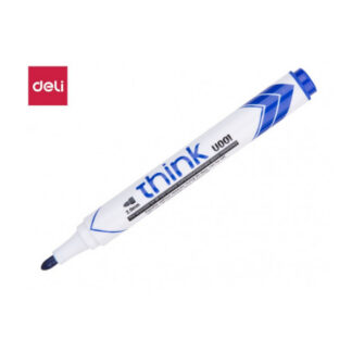 Valgetahvlimarker Deli U00130 sinine, ümar ots 2mm