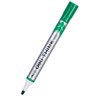 Valgetahvlimarker Deli U00150 roheline, ümar ots 2mm