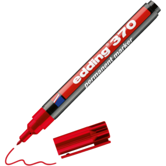 Valgetahvlimarker Edding 361, 1mm punane