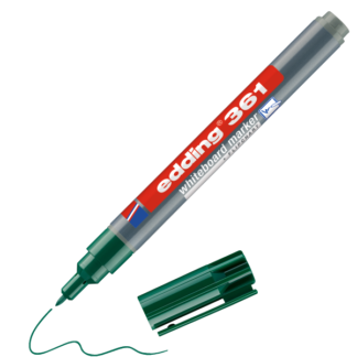 Valgetahvlimarker Edding 361 roheline, 1mm