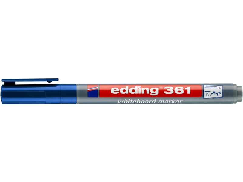 Valgetahvlimarker Edding 361 sinine, 1mm - Pilt 3
