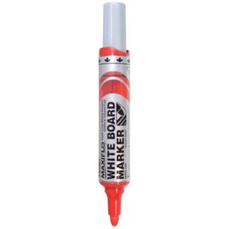 Valgetahvlimarker Pentel Maxiflo ümar ots 6mm punane
