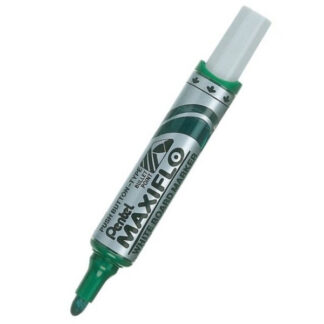 Valgetahvlimarker Pentel Maxiflo ümar ots 6mm roheline