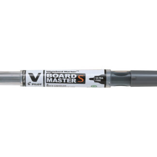 Valgetahvlimarker Pilot V Board Master S EF, vahetatav padrun, must, ümar ots 1,3mm