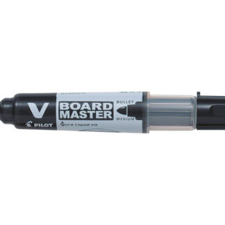 Valgetahvlimarker Pilot V Board Master, vahetatav padrun, must, ümar ots 2,3mm