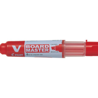 Valgetahvlimarker Pilot V Board Master, vahetatav padrun, punane, lõigatud ots 2,2-5,2mm