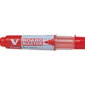 Valgetahvlimarker Pilot V Board Master, vahetatav padrun, punane, ümar ots 2,3mm
