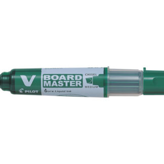 Valgetahvlimarker Pilot V Board Master, vahetatav padrun, roheline, lõigatud ots 2,2-5,2mm
