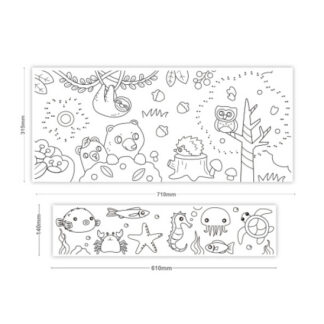 Värvi Ise pildid StickN 315x3550mm + 140x2440mm Furry Friends/Sea Life