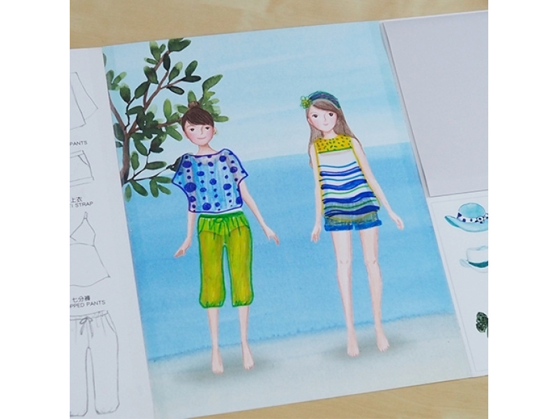 Värvi Ise pildid StickN Little Designer Activity Book - Sunny Island - Pilt 4