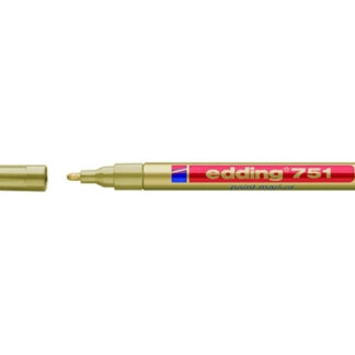 Värvimarker Edding 750 permanente, Kuldne, 2-4mm