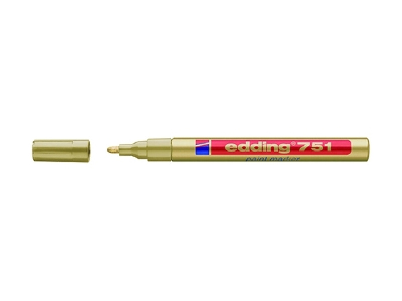 Värvimarker Edding 750 permanente, Gold, 2-4mm