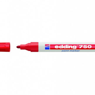 Värvimarker Edding 750 permanentne, Punane, 2-4 mm