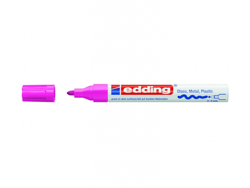 Värvimarker Edding 750 roosa, läikiv, 2-4mm