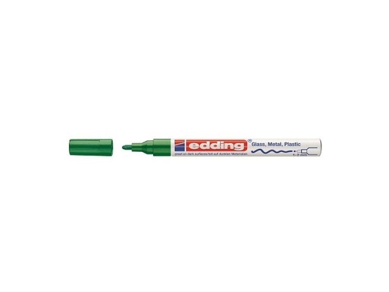 Värvimarker Edding 751 permanentne roheline 1-2mm