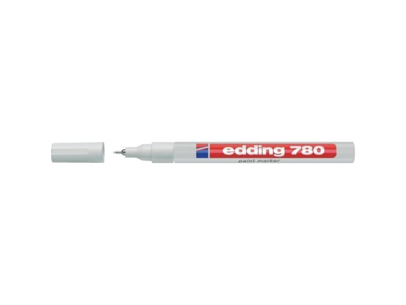 Värvimarker Edding 780, 0.8mm, permanentne, Valge