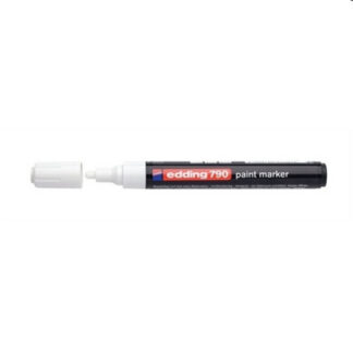 Värvimarker Edding 790, 2-3mm plastik kest, permanente, valge