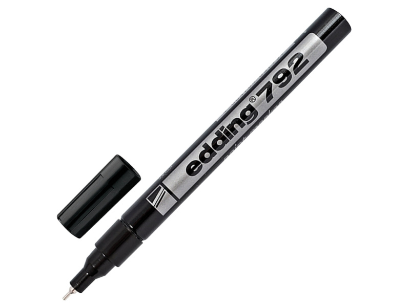 Värvimarker Edding 792, 0.8mm permanente, must