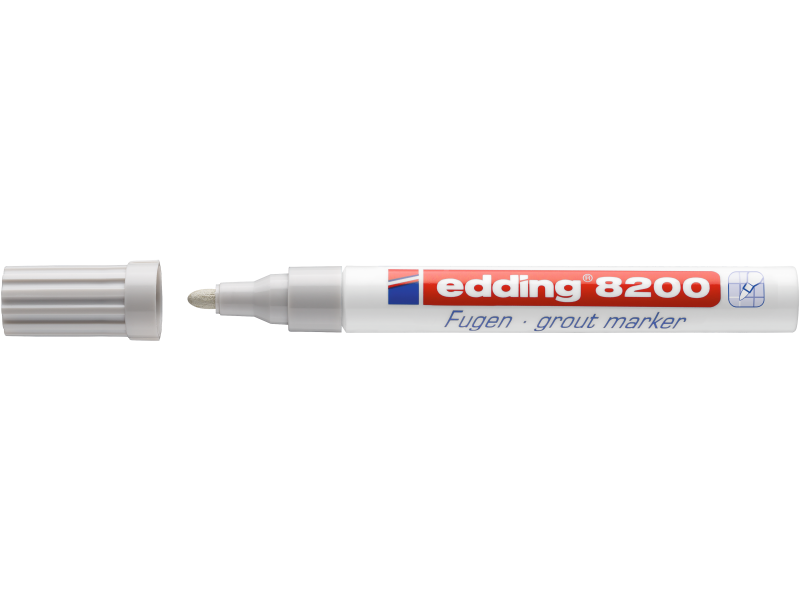 Värvimarker Edding 8200 vuugivahede värvimiseks hõbe - Pilt 3