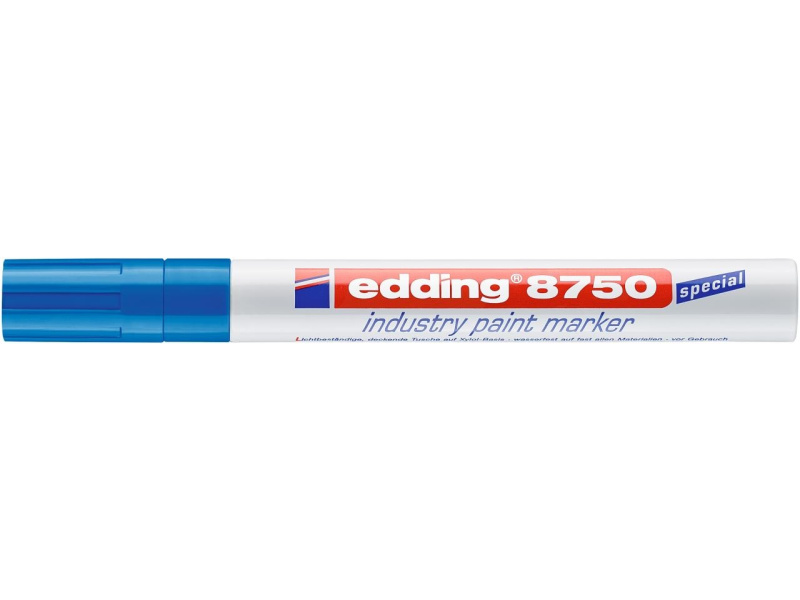 Värvimarker Edding 8750 permanente, 2-4mm sinine - Pilt 3