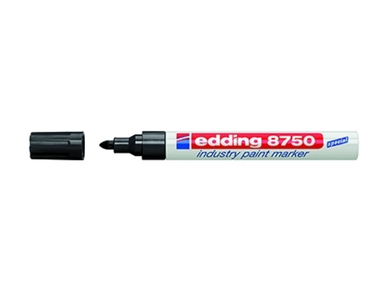 Värvimarker Edding 8750 permanente, Must, 2-4mm