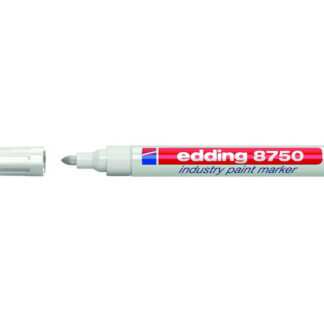 Värvimarker Edding 8750 permanentne, Valge, 2-4mm