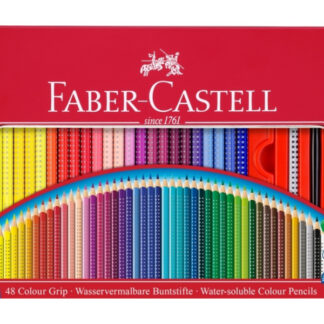 Värvipliiats Faber-Castell Grip 48-värvi metallkarbis
