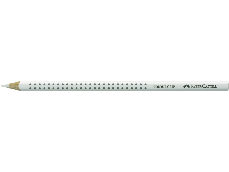 Värvipliiats Faber-Castell Grip white