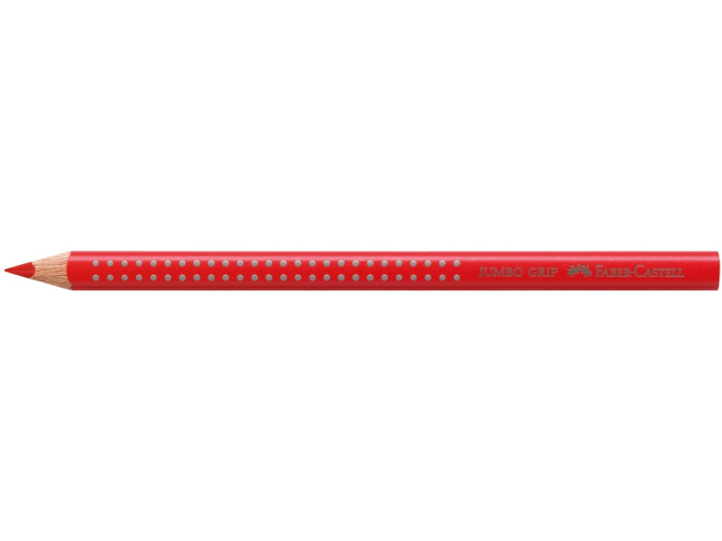 Värvipliiats Faber-Castell Jumbo Grip 21 punane - Pilt 2