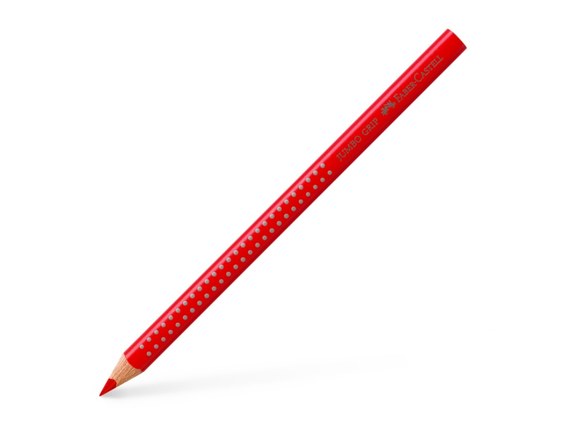 Värvipliiats Faber-Castell Jumbo Grip 21 punane