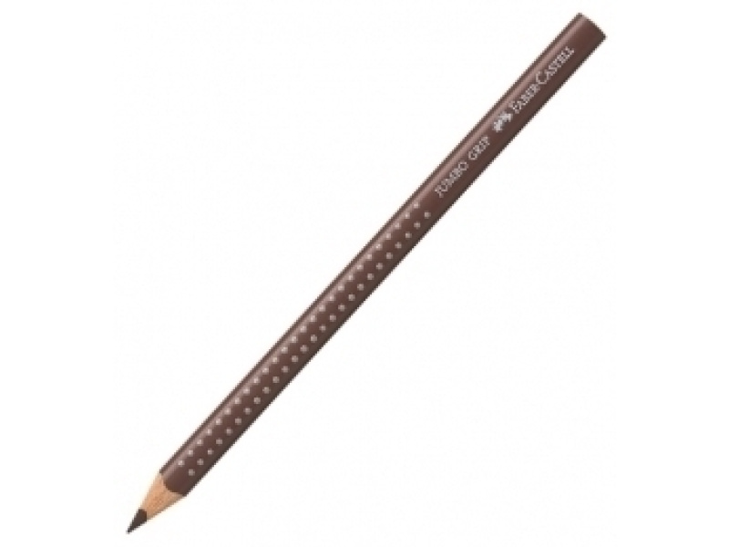 Värvipliiats Faber-Castell Jumbo Grip 76 tumepruun